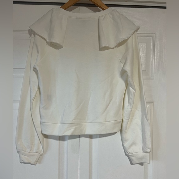 INC white, long sleeve sweater, size small - Picture 3 of 5